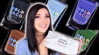 Holo Taco x Julien Solomita Nail Polish Collab Collection Swatches and Review! || KELLI MARISSA