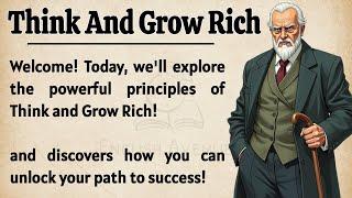 Think And Grow Rich - Unlock Your Success ||English Speaking Practice  || Graded Reader