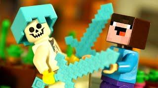 Лего НУБик и ЛАКИ БЛОКИ Майнкрафт - LEGO Minecraft Анимация и Мультики