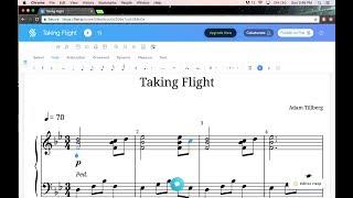 Composing Using Flat - An Online Digital Composition Tool