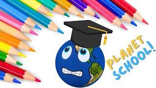 Planet School with Earth | Learn All about our Solar System | Space