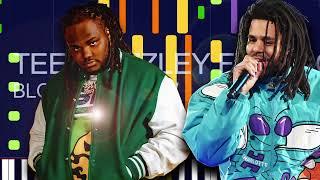 Tee Grizzley ft. J. Cole - BLOW FOR BLOW (PRO MIDI FILE REMAKE) - "in the style of"