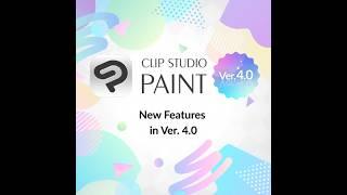 Neue Funktionen in CLIP STUDIO PAINT Ver. 4.0