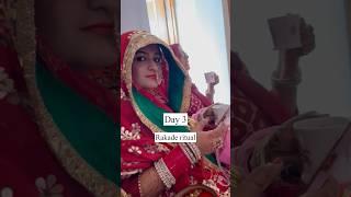 Day 3 in SASURAL🩷Rakade phera Devi devta ritual JAMMUNewly wed rituals#marriage #bride