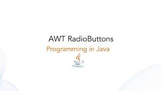 AWT Radio Buttons in java