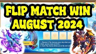 FLIP MATCH WIN AUGUST 2024 | CASTLE CLASH