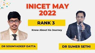 Dr SOUMYADEEP DATTA  INICET RANK 3 | DAMS 4 Year Student