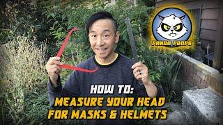 How to measure your head for masks and helmets for cosplay