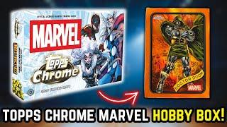 This Set is EPIC! 2025 Topps Chrome Marvel Hobby Box Review!