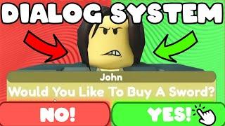 Roblox NPC Dialog Shop System [FREE MODEL]