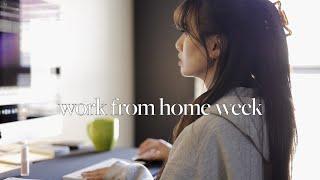 what I do in a week as a Marketing Coordinator | work from home week | 미국 직장인 일상