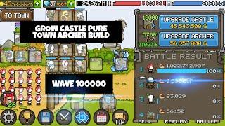 GROW CASTLE 100% PURE TOWN ARCHER DAMAGE [성키우기]