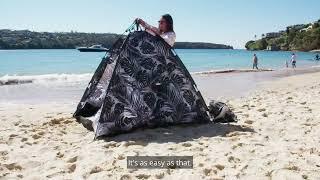 How to fold a beach tent. SunPlay Australia set up video