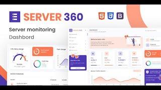 Server360 | Vue JS and HTML Server Monitoring Admin Dashboard | Iqonic Design