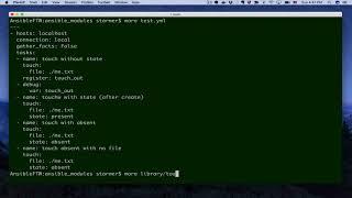 Create a simple Ansible module with Bash