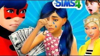 ДИАНА УКРАЛА ДЕНЬГИ ЛЕДИБАГ Что? СИМС 4 SIMS 4 СУПЕР КОТ НОВЫЙ МАЛЬЧИК ШКОЛА для детей Валеришка