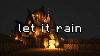 it's 3 am and you're still awake... (minecraft music w/ rain & fire)