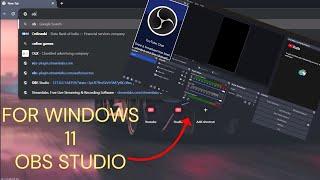 WINDOWS 11 LAPTOP OBS STUDIO COMPLETE INSTALLATION ERROR FIX 100%