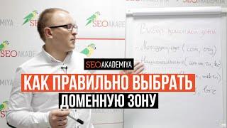 Правила выбора зоны домена. Какую доменную зону выбрать. Академия SEO