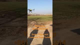 Customer from Turkey tested Joyance agricultural sprayer drone #dji #drone #agriculture