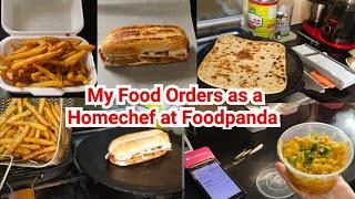 My Food Orders as a Homechef at Foodpanda today| Home Restaurant KO Grow krne ke lye zaroori baat