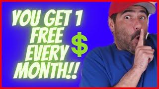 how to get a free website every month