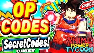 ALL NEW *WORKING* CODES FOR ANIME POWER TYCOON 2022! ROBLOX ANIME POWER TYCOON CODES