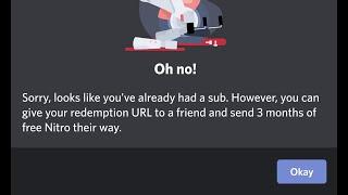 Free nitro discord not working from epic games - Sorry looks like you've already have a sub Oh no!