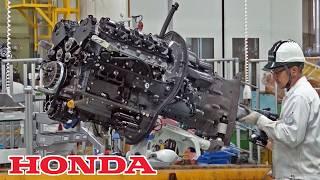 Honda outboard engine production, marine motor factory Japan