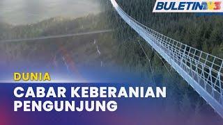 DUNIA | Jambatan Gantung Pejalan Kaki Terpanjang Di Dunia