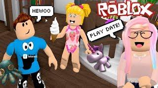 Roblox Goldie First Play Date in Bloxburg! Roleplay with Titi Games