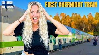 Our FIRST EVER Overnight Train (Helsinki to Oulu, Finland)