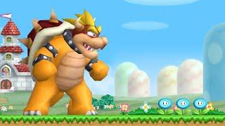 Giant Dark New Super Mario Bros. Wii Bowser Time  - Walkthrough - #01