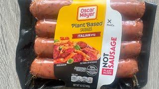 Oscar Mayer/NotCo Plant Based Italian Style Sausage #veganfoodtastetest #oscarmayer #plantbased