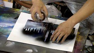 TAIWANESE STREET ART - AMAZING FIRE SPRAY PAINTING