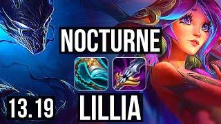 NOCTURNE vs LILLIA (JNG) | Rank 2 Nocturne, 6/1/10, Dominating | BR Challenger | 13.19