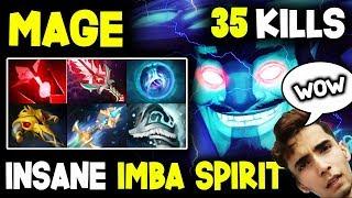 Crazy 1 Hour Intense Game 35 Kills Imba Spirit By - MagE 7.18 Dota 2