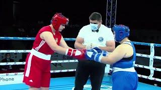 Finals (W80+kg) CHERNENKO POLINA (UKR) vs BALAKKIZ DILAN (TUR) | EUBC Junior Tbilisi 2021