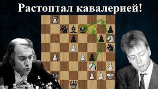 Влепил мат конями!!  Михаил Таль - Йохан Хьяртарсон  Рейкьявик 1987  Шахматы