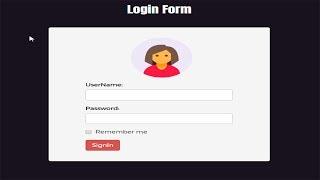 bootstrap login form design