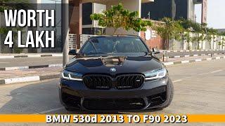 Transforming 2013 BMW 530d to 2023 F90 Facelift || F10 to F90 Kit Conversion | Filmshoppee