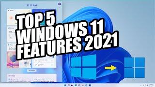 Top 5 features of Windows 11 OS Software in 2021 | New Operating System | TSF5