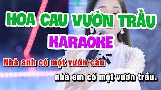 Hoa Cau Vườn Trầu Karaoke Tone Nữ - Karaoke Chuẩn Beat Dễ Hát Nhất