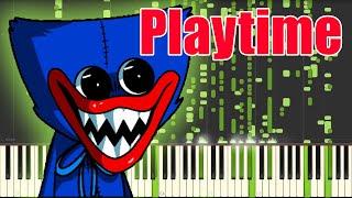 Playtime - FNF VS Huggy Wuggy MIDI | Playtime Piano sound