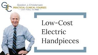 Low-cost electric dental handpieces