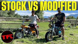 Is It Worth Making A Honda Trail 70 Street Legal? Stock vs Modified CT70 Battle!