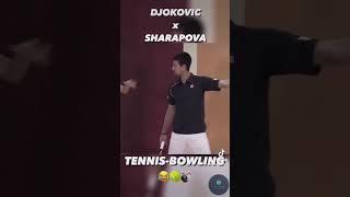 Tennis Bowling With Djokovic & Sharapova