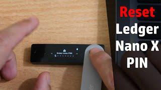 How to Reset Ledger Nano X Forgot PIN - Change Ledger Format PIN