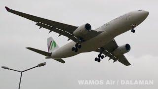  WAMOS Air | AIRBUS A330-243 Dalaman Havalimanına İniyor… AMS-BJV-DLM-AMS