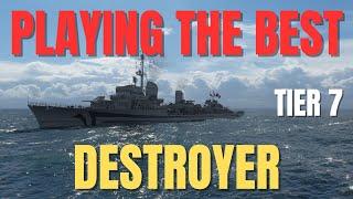 Playing The Best Tier 7 Destroyer in World of Warships WOWS